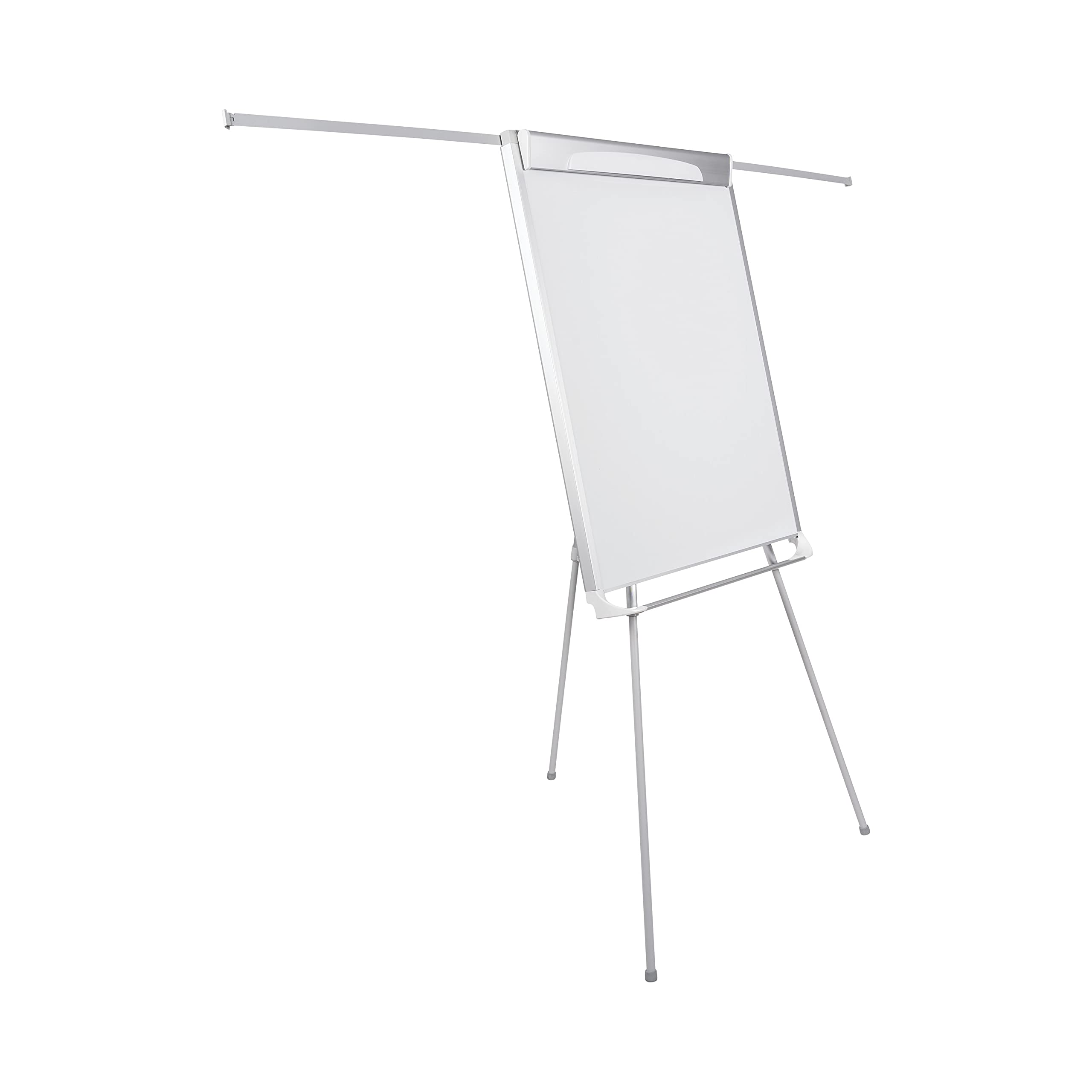 Bi-Office Mastervision Pizarra Magnética con Caballete trípode, marco blanco, pizarra euro 70 x 100 cm