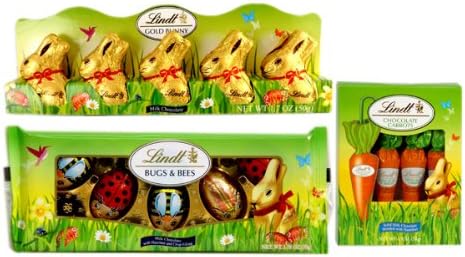 Amazon 1000円オフ Lindt チョコ リンツ ミニ 3セット イースター用キャラクターチョコ Lindt リンツ チョコレート 通販