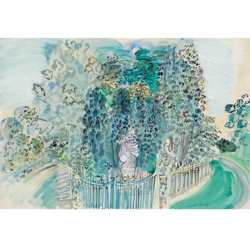 LRaoul Dufy|X^[EH[A[gۃLoXG搅ʃvgrO[̉Ƃ̑ʐ^30x20cmt[Ȃ