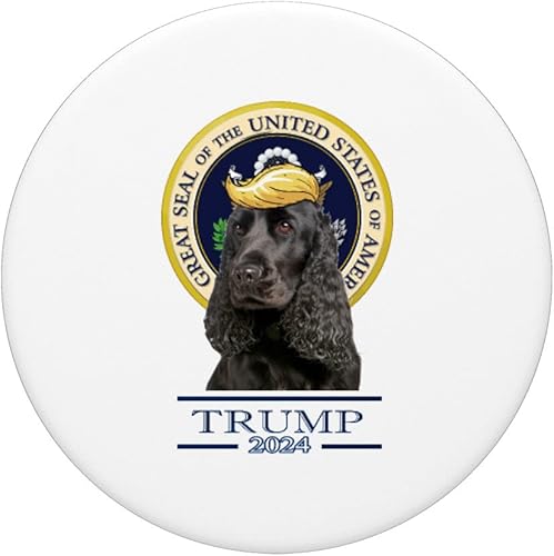 Miniatura 3 de Trump 2024 Cocker Spaniel inglés PopSockets PopGrip intercambiables