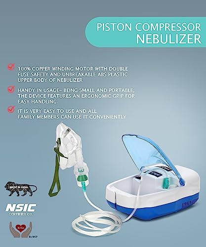 Image of Dr. Care Compressor Nebulizer with adult and child mask for Comprehensive Respiratory Treatment for All Ages