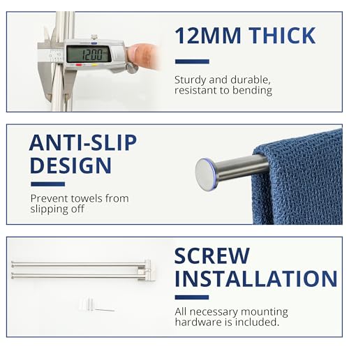 Porte-serviette de salle de bain SAYAYO pour optimiser les petits espaces