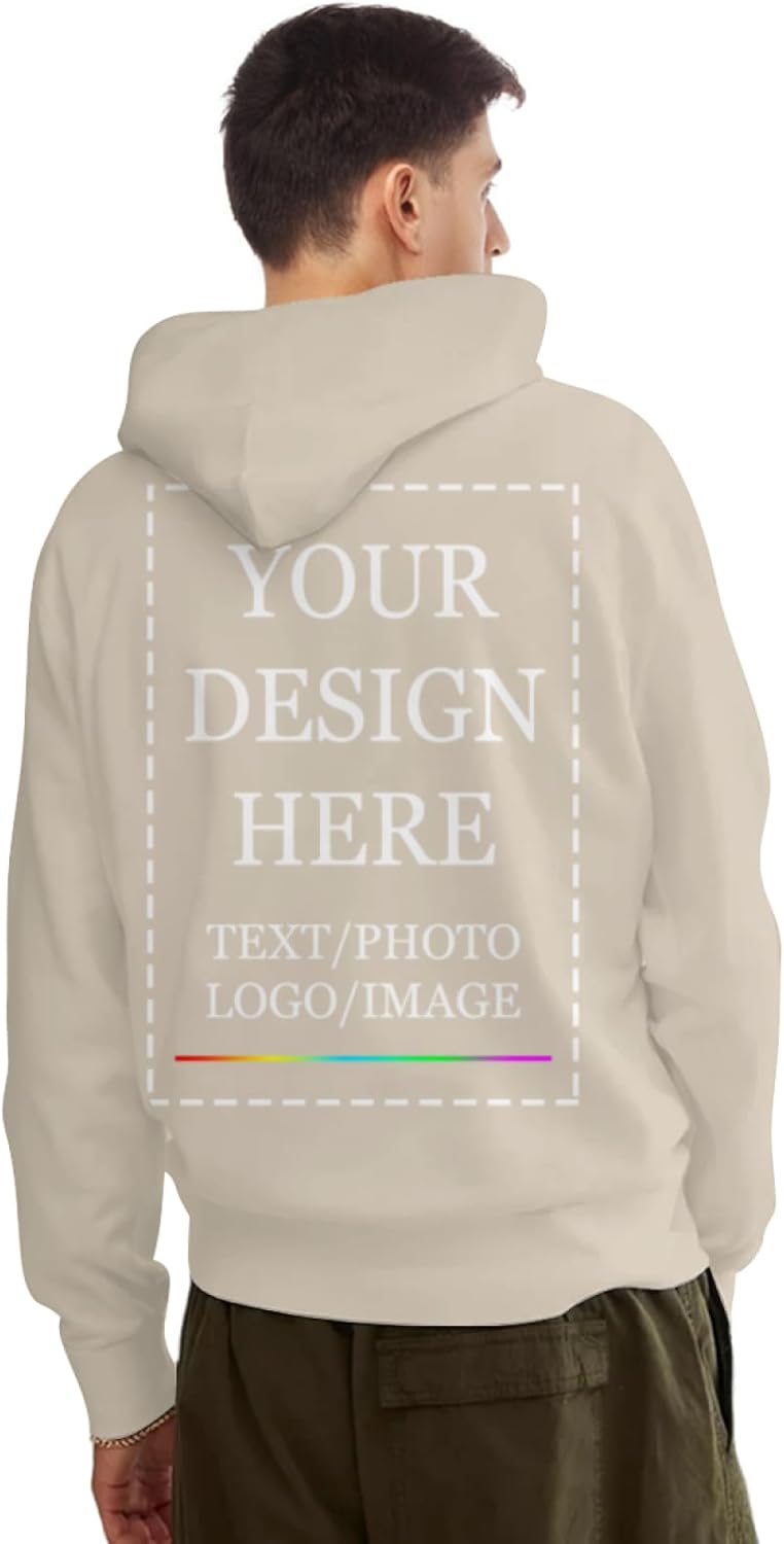 Custom Hoodies for Men Women,Customized Hoodie Personalized Sweatshirts Unisex With Logo Text Photo Gifts - Image 3