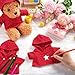 Litherr S 8-12 Inch Stuffed Animal Clothes Tshirt Sublimation Plush Bear Hoodie Perfect for DIY Your Personalization Stuffed Doll