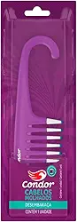 Condor, Pente, Aquahair, Com Gancho, Desembaraça, Para Aplicar Condicionares e Máscaras, Cabelos Molhados, Multicor