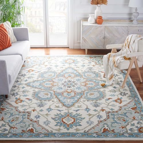 Image of Hand Tufted Premium Rug Premium Wool Carpet for Living Room Bedroom and Hall Size 4x6 Feet Color Multi
