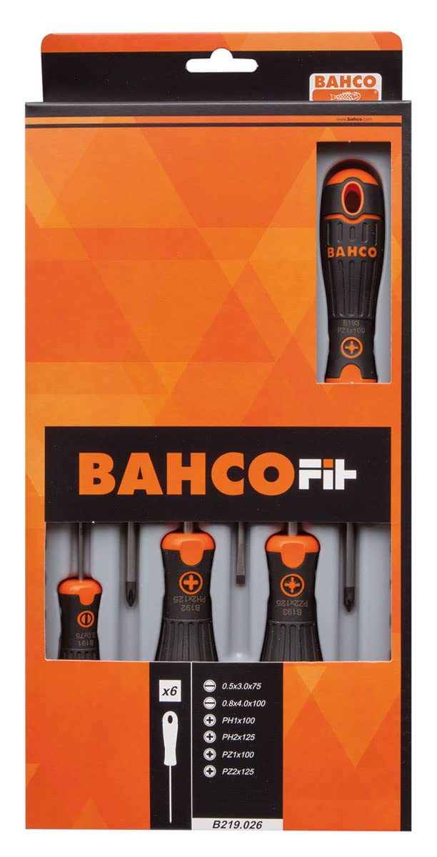 Bahco 6 Piece Screwdriver Set