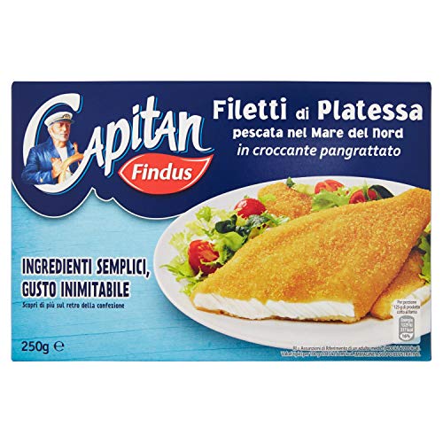 Findus Capitan Filetti Diplatessa Impanati, 250 g (Surgelato)