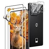 【2+2枚セット 指紋認証対応】 用 Motorola Edge 40 Neo ガラスフィルム 2枚 Moto Edge 40 Neo フィルム + 2枚 カメラ保護フィルムセッ 【 日本旭硝子製 9H強度 】 対応 モトローラ Edge40 Neo 強化ガラス 全面 保護フィルム ケース 高透過率 3D Touch対応 厚さ0.26超薄型 飛散防止 高感度 耐衝撃 指紋・汚れ防止 ゼロ気泡 ラウンドエッジ加工 簡単貼り付け