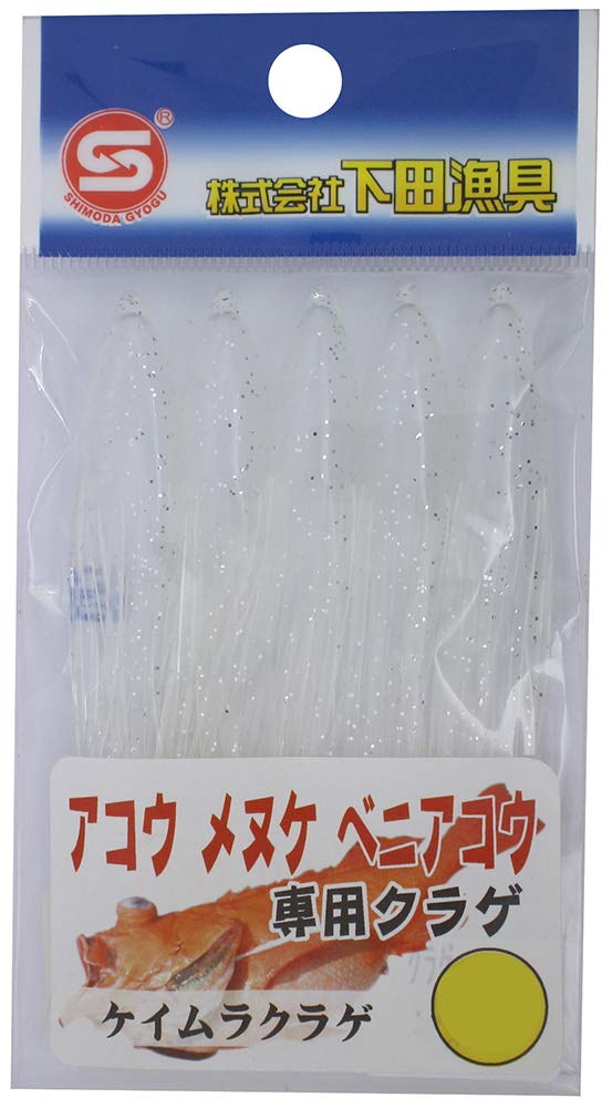 下田漁具 アコウ･メヌケ･ベニアコウ専用クラゲ 4寸 #A-C ケイムラクラゲ