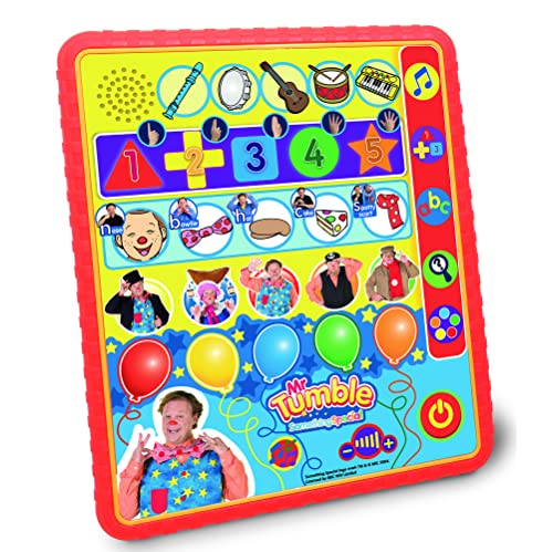 Mr Tumble SS01 Friends Something Special Learning Pad Toy for Kids-Helps Child Development and Recognition Skills-Features Touchscreen, 6 Fun Interactive Activities, Quiz Mode, 2+ Years, Multi