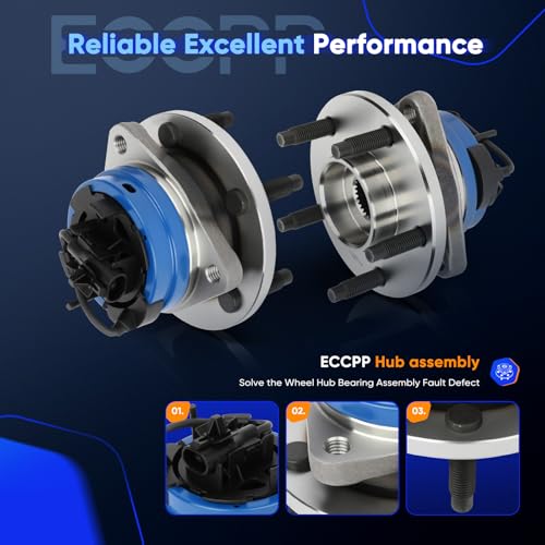 Image of ECCPP 513214 Wheel Bearing Hub Assembly for Chevrolet Cobalt 2009-2010