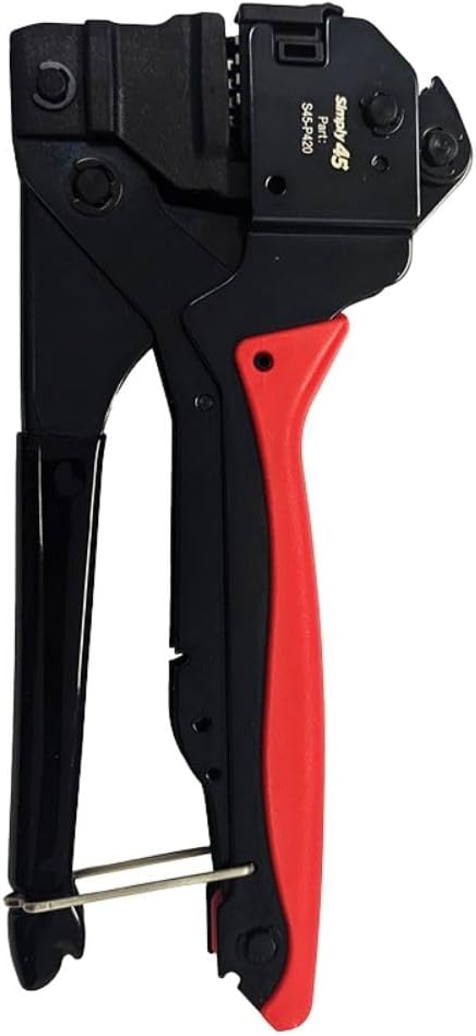 Simply45 Keystone Jack 110 Termination Tool - Ergonomic, High-Grade Steel, Front Load Design, Compatible with 90-Degree 110 Keystone Jacks - S45-P420