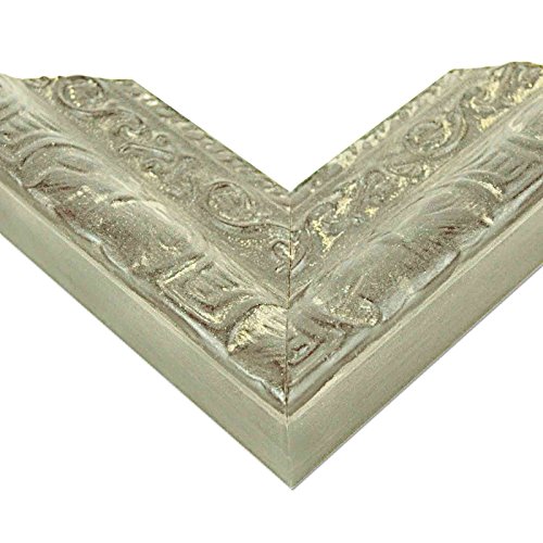 Cadre baroque ba1087 gris 30x40 cadre photo interchangeable