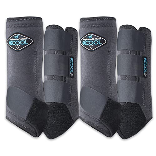 Image of Professional's Choice 2XCOOL Sports Medicine Horse Boots | Protective & Breathable Design for Ultimate Comfort & Durability in Active Horses | Value 4 Pack