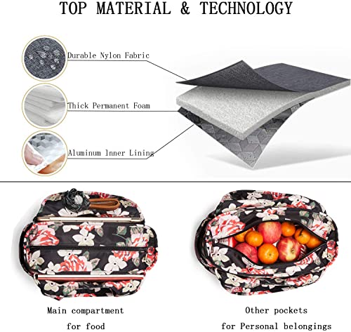 Scorlia 20069 Insulated Lunch Shoulder Bag, Extra Large Lunch Tote Handbag thumb #3