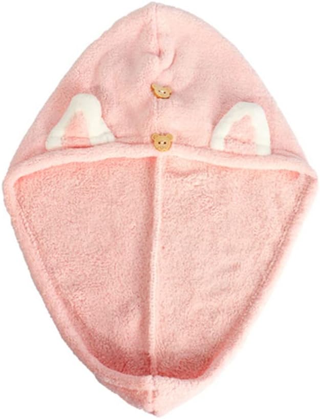 HBJWOV Microfiber Dry Hair Cap Shower Dry Hair Cap Water Towel Quick Drying Hair Women Bathing Tools(Black)