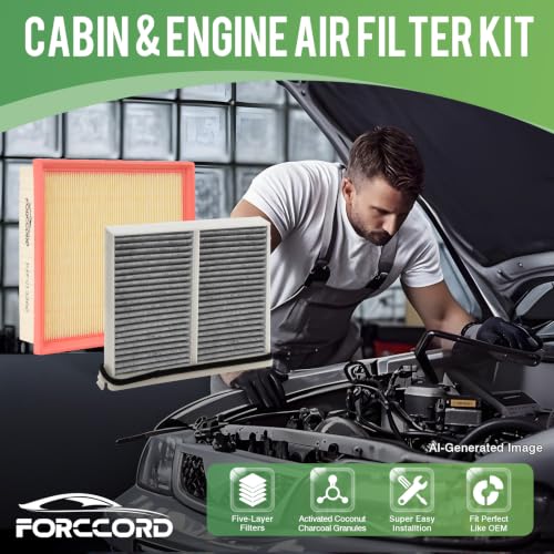Image of Cabin & Engine Air Filter Combo for 2024-2026 Mazda CX-90; 2025 2026 CX-70