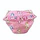 Ziemlich Schwimmwindel mit Rüschen, Auslaufsicher Badewindel Mädchen Junge,Waschbar Wasserdicht Baby Windelhose Badewindelhose,0-4 Jahre (Farbe d, M/22-28lb/1-2 Jahre)