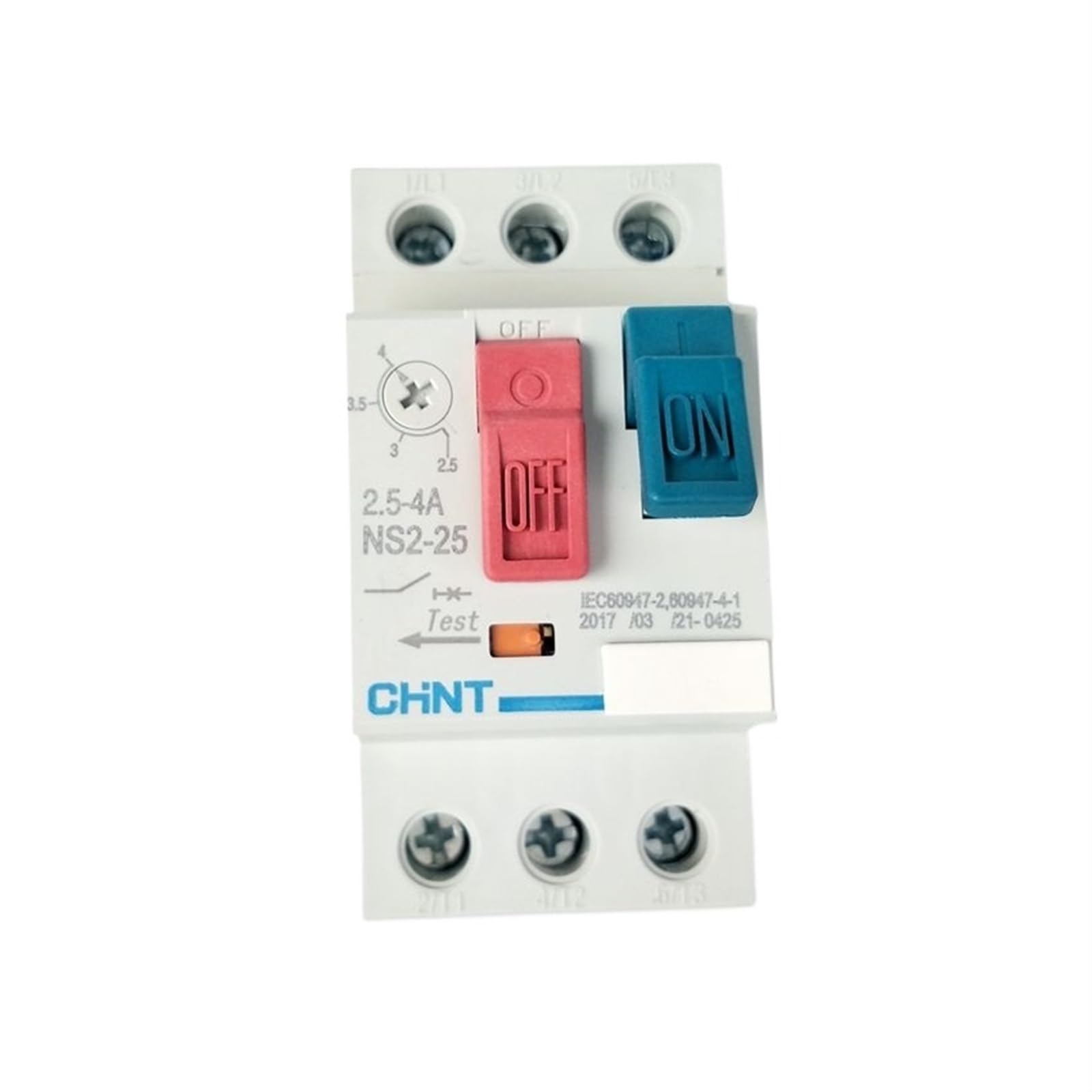 Démarreur de moteur manuel NS2-25 interrupteur de protection thermique 2,5-4A