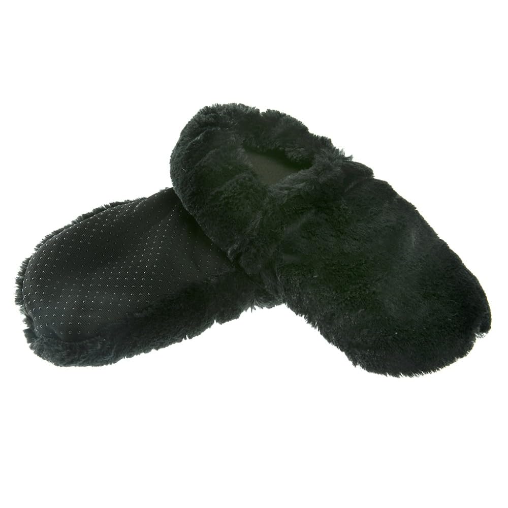 PELUCHO - Chaussons Chauffants - Bien-​Être, Chaleur et Douceur - Bouillotte Sèche Micro-​Ondable - Grains de Blé et Fleurs de Lavande - Fabriqués en France