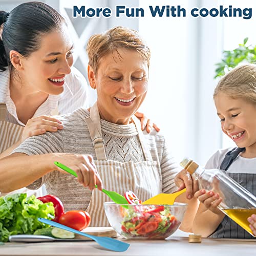 Spatules en silicone résistantes à la chaleur conception monobloc durable - 8