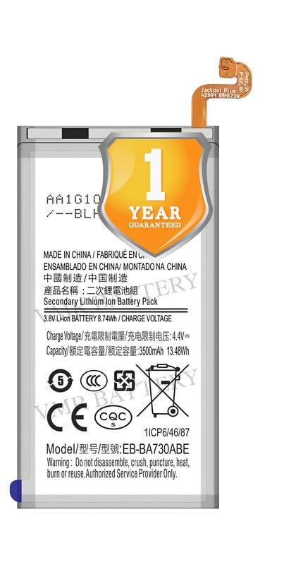 Image of Original EB-BA730ABE Battery Compatible for Samsung Galaxy A8+ (2018) (SM-A730F) - (3500mAh) - 1 Year Warranty K7