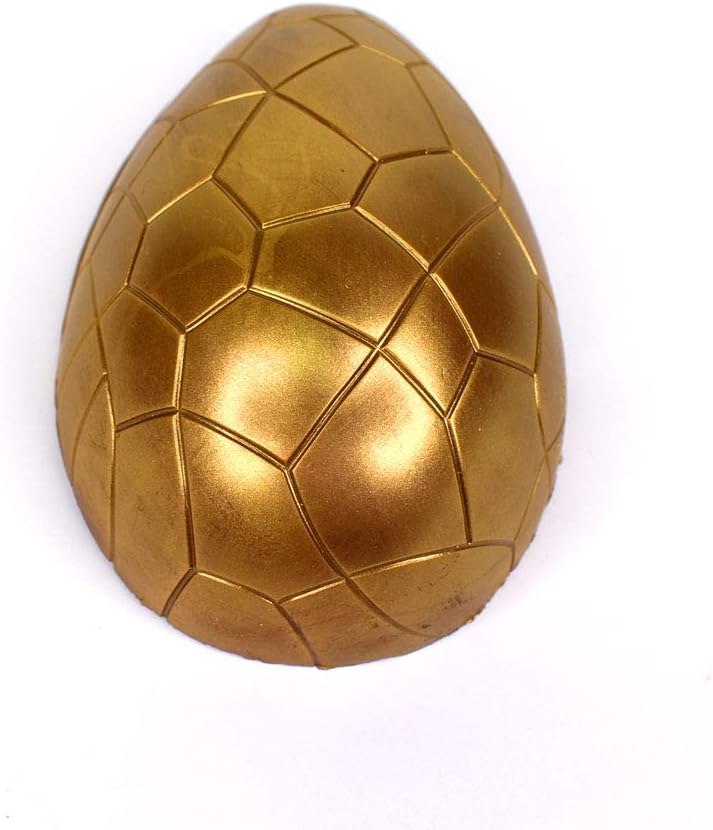 DA CHOCOLATE Candy Souvenir DRAGON EGG Chocolate Gift Set 4x2.8x1.2 inches 1 box 5 Oz Game of Thrones Edition (Gold)