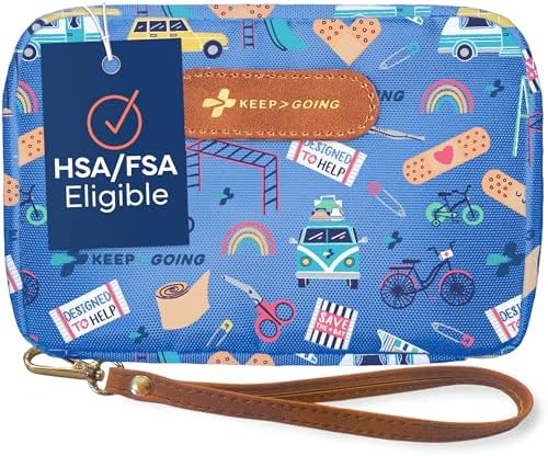 KeepGoing Travel First Aid Kit for Kids – 130 Pc. for Car, Home, ...