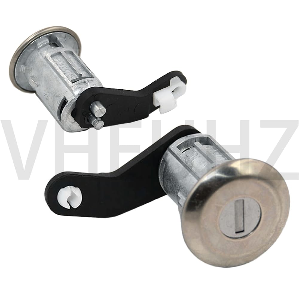 4 Serratura + 2 Cilindro Serrature a Cilindro Cilindri di chiusura delle porte dell'auto Compatibile con Renault Master 2 Mascotte Opel Movano 2 Nissan Interstar 1998-2009 7701470952 (4 pezzi)