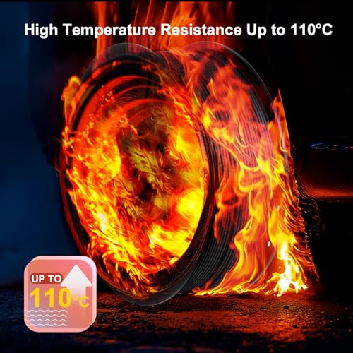 Image of IEMAI Glass Fiber ASA Filament 1.75mm Matte Black 1kg, ASA-GF 3D Printer Filament with UV & Weather Resistant, Dimensional Stability & Low Warpage for Outdoor Functional Parts
