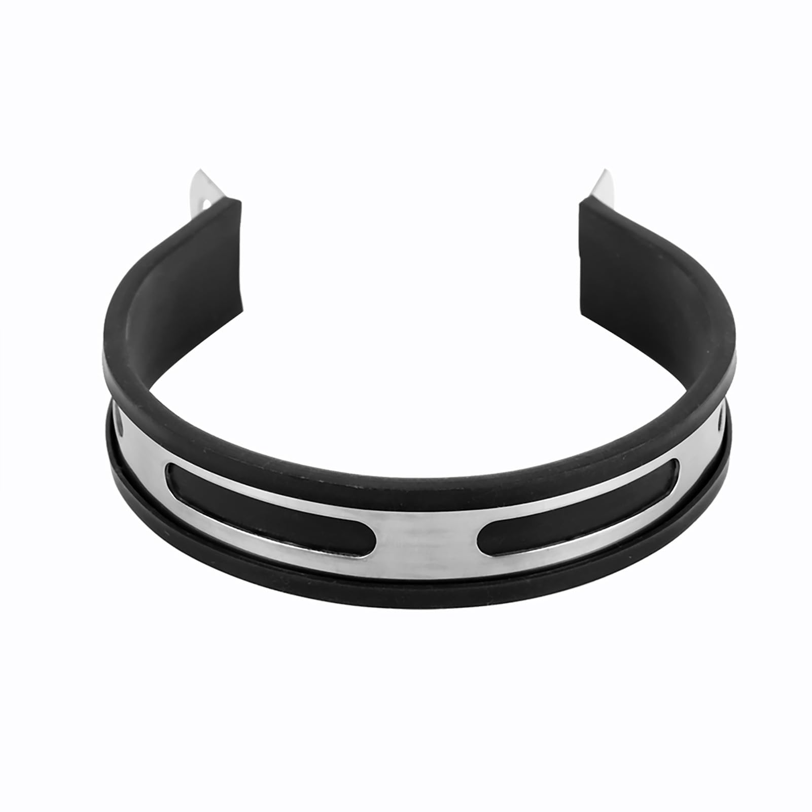 fascetta scarico moto + Morsetto di scarico per moto Gy6 Morsetto di scarico per staffa di scarico a semicerchio per moto universale Accessorio di ricambio per morsetto di scarico