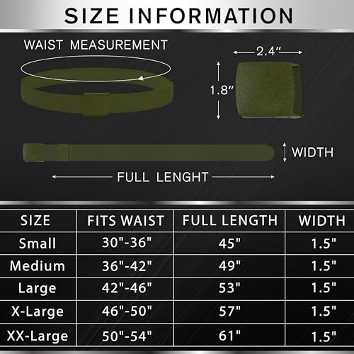 Image of TECEUM Tactical Belt - Heavy-Duty & Quick Release - Military, Work, Rigger, Duty & Utility Belt for Men