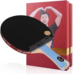 Amazon.com : DHS Hurricane Ma Long Table Tennis Racket Professional ...