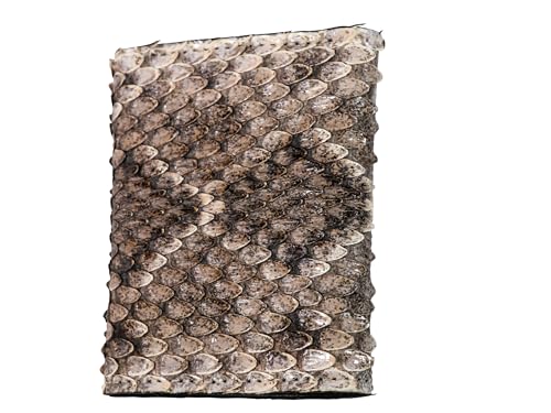 Genuine Rattlesnake Skin Wallet: Trifold