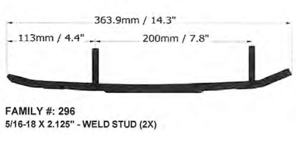 SPI Defender Wearbar for POLARIS 800 RMK/SWITCHBACK 2004-2005