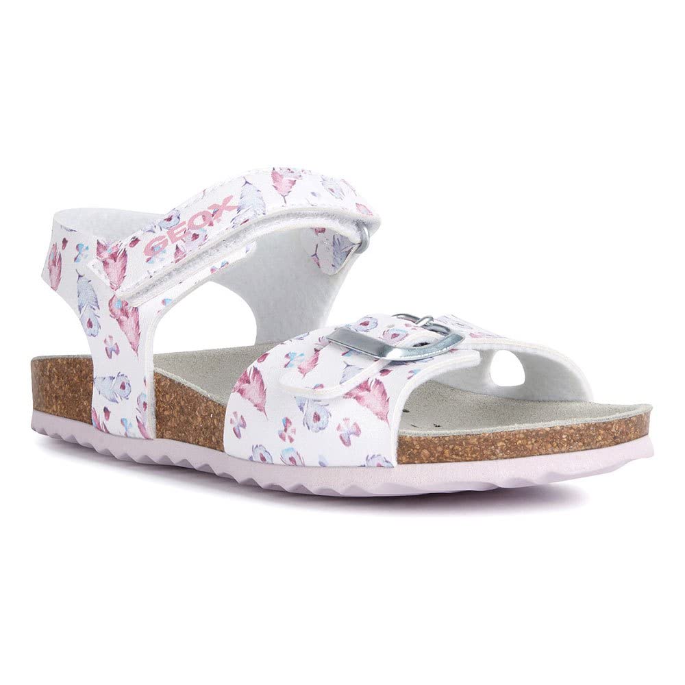 Geox Junior Girl J ADRIEL GIRL SANDALS WHITE/LAVENDER 26_EU