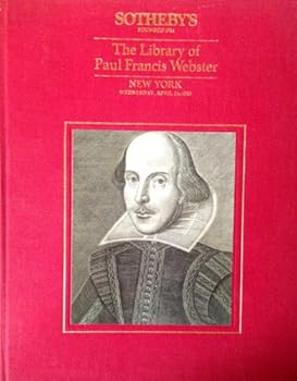 The Library of Paul Francis Webster, New York, April 24, 1985