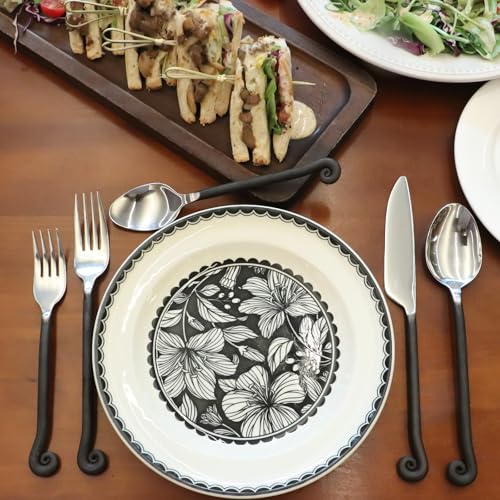 Silverware Set Musical Note Handle 40-Piece 18/10 Stainless Steel for 8 by Kelenfer - Used condition - Image 6