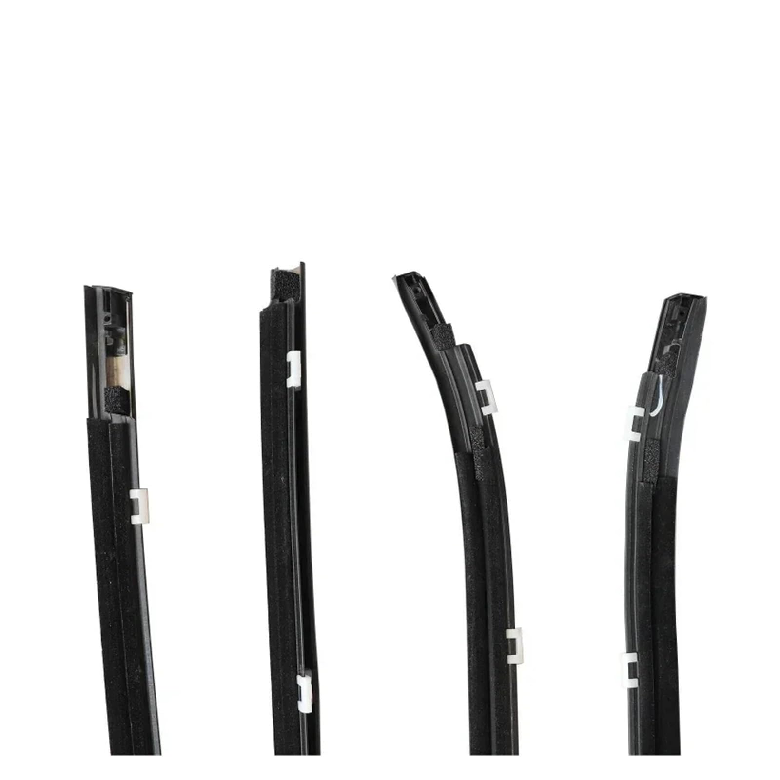 Ldgsuph One Color 4Pcs Car Window Glass Window Seal Moulding Trim Fit For Hyundai I30 2008-2011