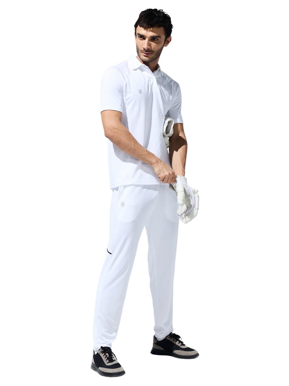 Domin8 Mens Raglan Half Sleeve Polo Collar Tshirt with Side Mesh Panel for Extra Cooling-picture-18
