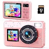 【Conception rechargeable, autonomie de la batterie sans souci】 Appareil photo etanche numérique equipé d'une batterie rechargeable de 1200 mAh nouvellement mise à niveau, il a une forte autonomie de batterie et une charge pratique. Même si la batterie est faible pendant la prise de vue, vous pouvez toujours la connecter pour la charger, garantissant que l'appareil photo est toujours prêt à l'emploi, afin que votre création ne soit pas limitée.