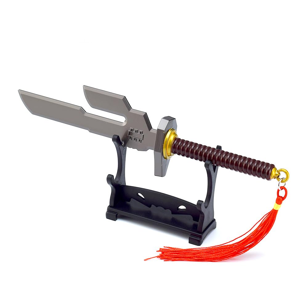 SLLOPLUS 21cm/8.26in Full Metal Anime Jujutsu Fushiguro Toji Kaisen Sword Weapon Model Anime Cosplay Anime Fan Creative Birthday Gift (Gun Black)
