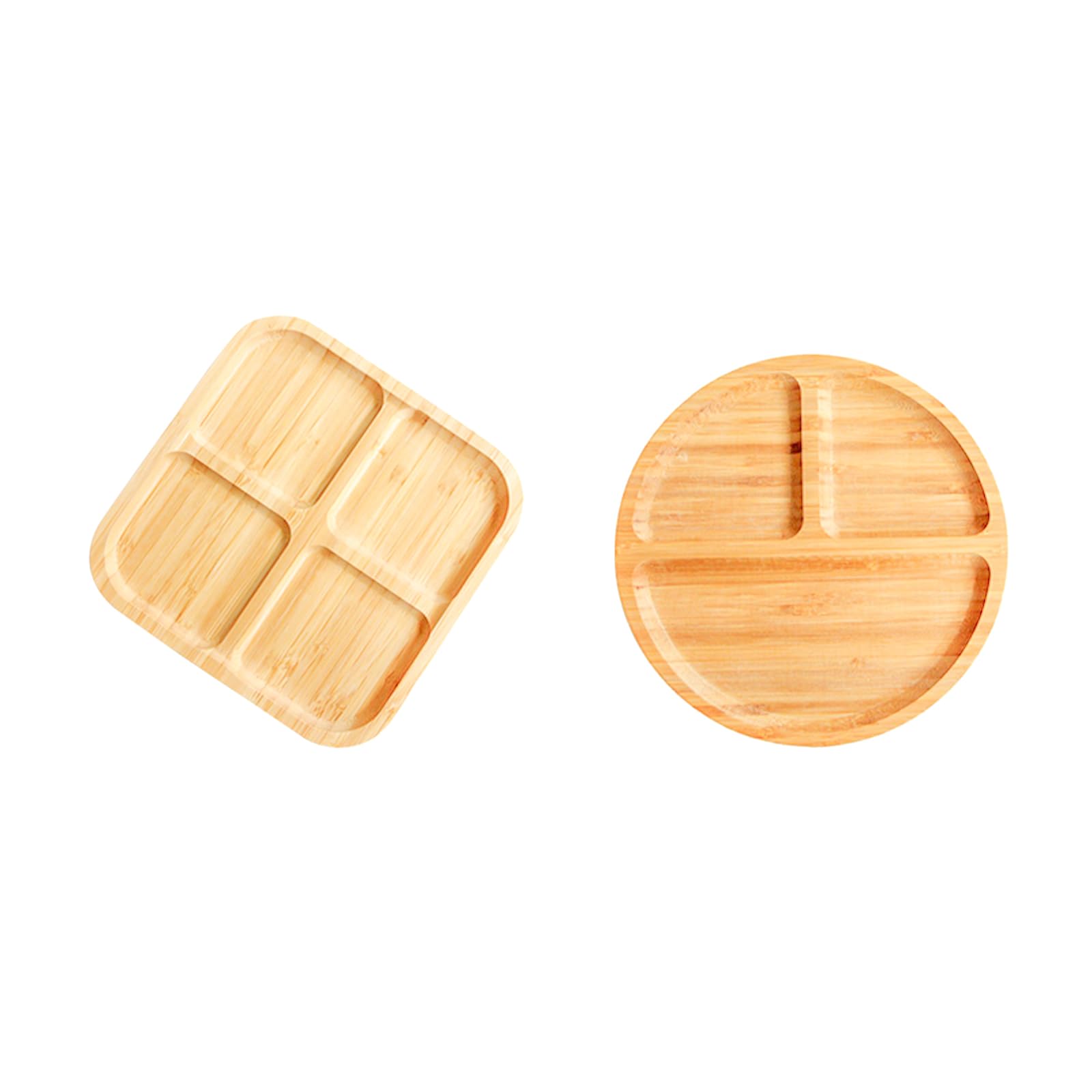 Vassoio da portata diviso in legno, quadrato e rotondo, per ac, noci, frutta secca e – Ele Kitchen o Par Platter, ideale per intrattenere
