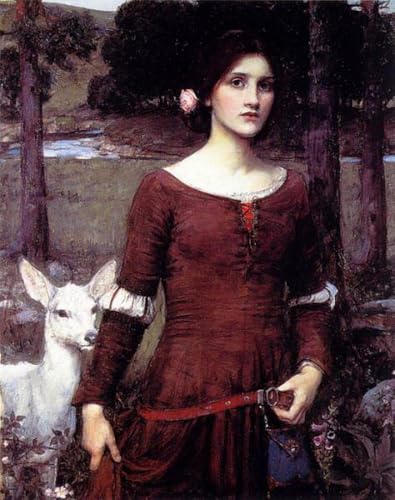 Tableau Waterhouse fille grecque en huile sur toile pour grand salon elegant