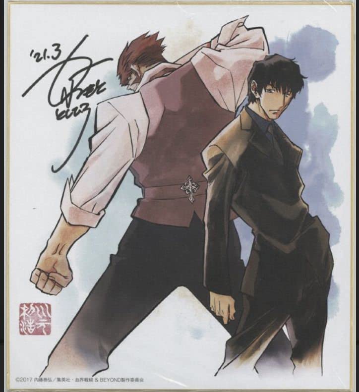 川元利浩　直筆サイン色紙　カウボーイビバップ　COWBOY BEBOP 川元利浩 直筆サイン色紙 カウボーイビバップ COWBOY BEBOP