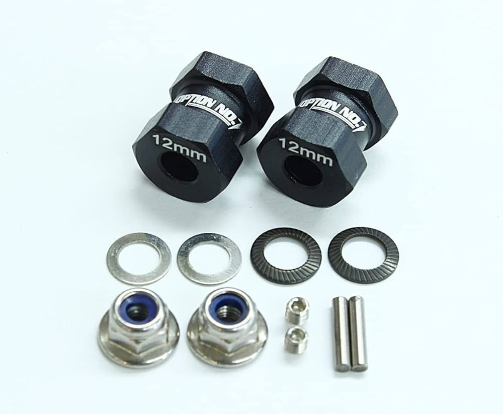 Amazon | OPTION No.1 アルミリヤ六角ハブ CW-01用/厚み15mm/2個