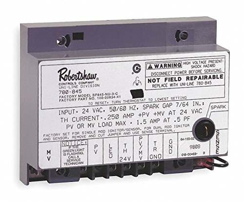 ROBERTSHAW Ignition Module, Intermittent Pilot, 24 V