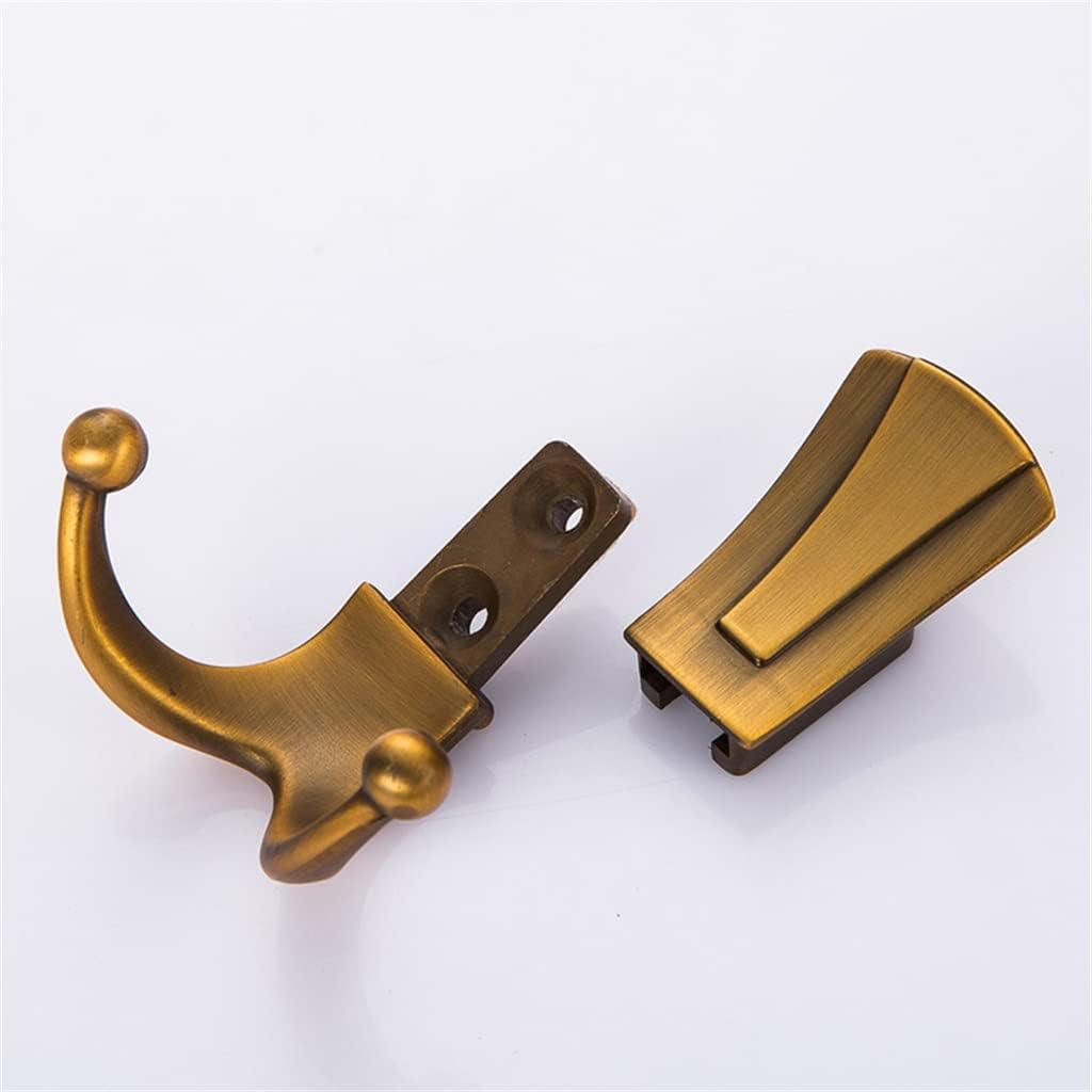 Wall Hanger 2 Hooks Jacket Wall Hanger with Screws Furniture Hardware(E)