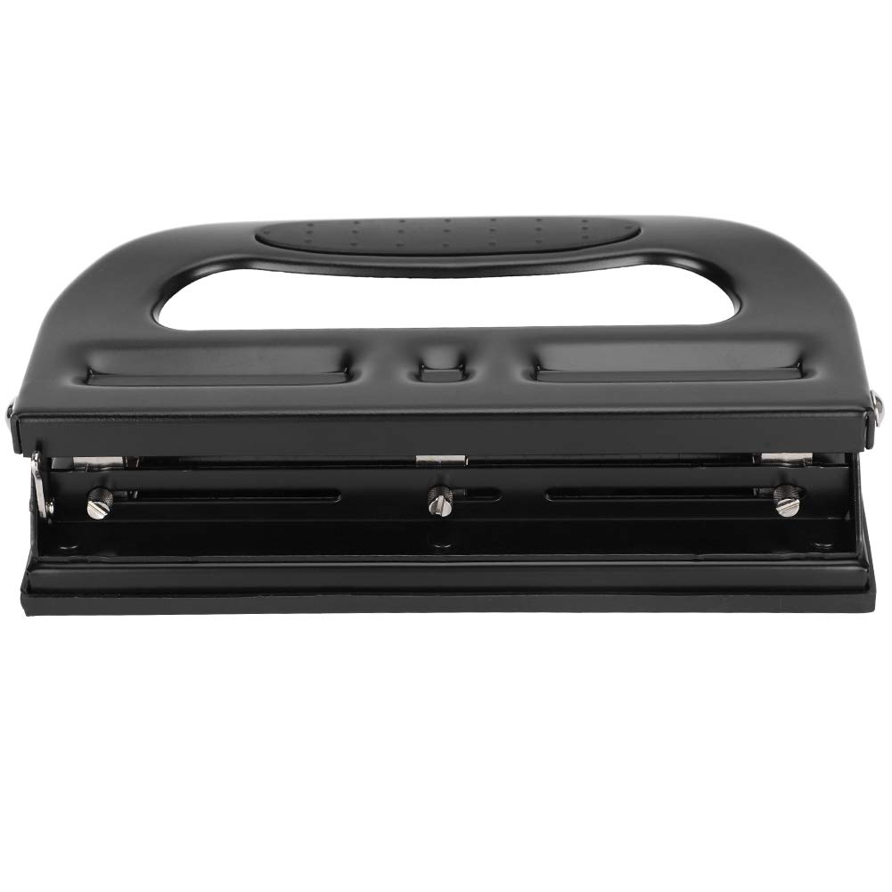 Tnfeeon Ergonomisches Manuelles Lochgerät mit 30 Blatt Kapazität für Dokumentenbindung und Papierorganisation, Verstellbarer Locher, Desktop-Lochstanzer